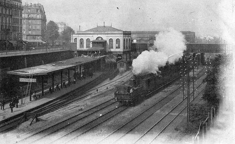 La gare des Batignolles.