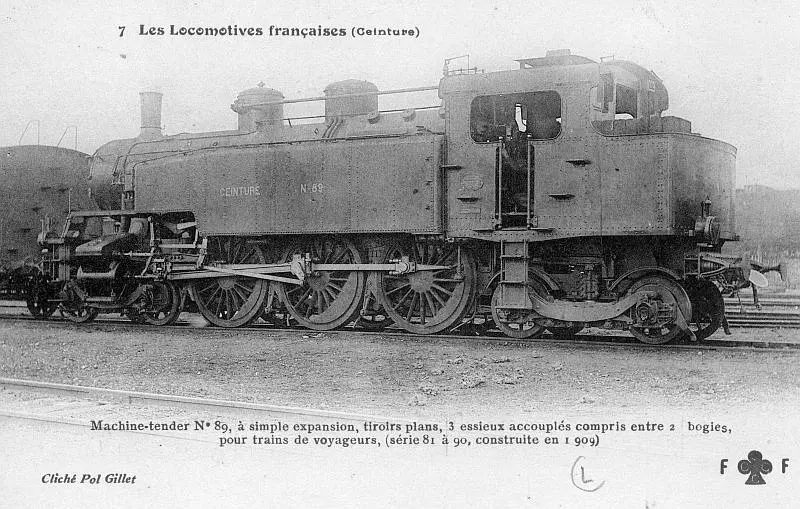 Locomotive n°89 de la Ceinture
