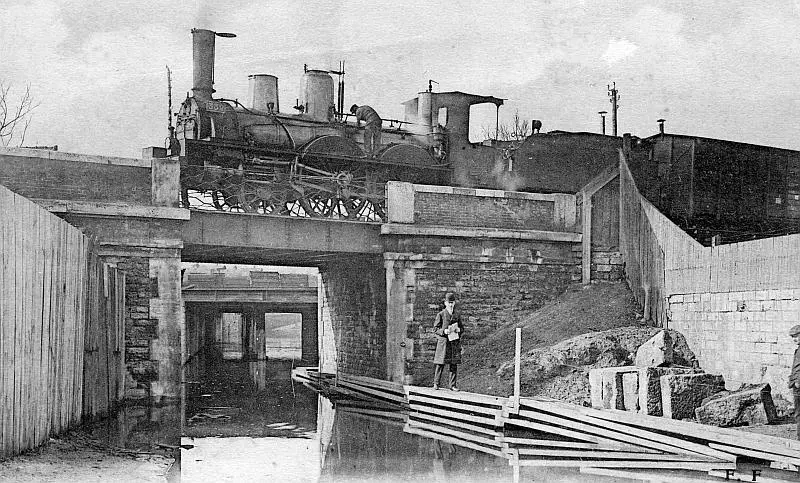Train sur le raccordement d'Ivry.