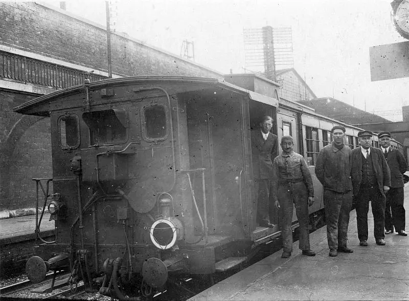 La dernière navette ciculant entre la gare du Nord et la station La Chapelle-Saint Denis, le 22 juillet 1934.