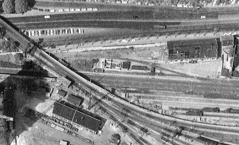 Vue du dépôt de l'Évangile en 1973