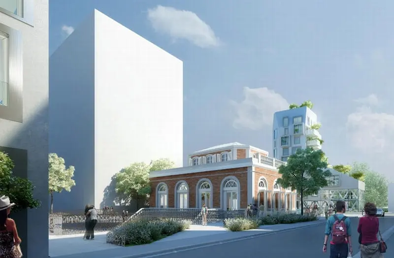 Projet de réhabilitation de la gare de Montrouge-Ceinture par l'architecte Louis Paillard pour Nexity.