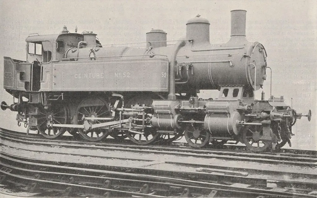 Locomotive 230 T n°2 du Chemin de fer de Ceinture en version sortie d'usine
