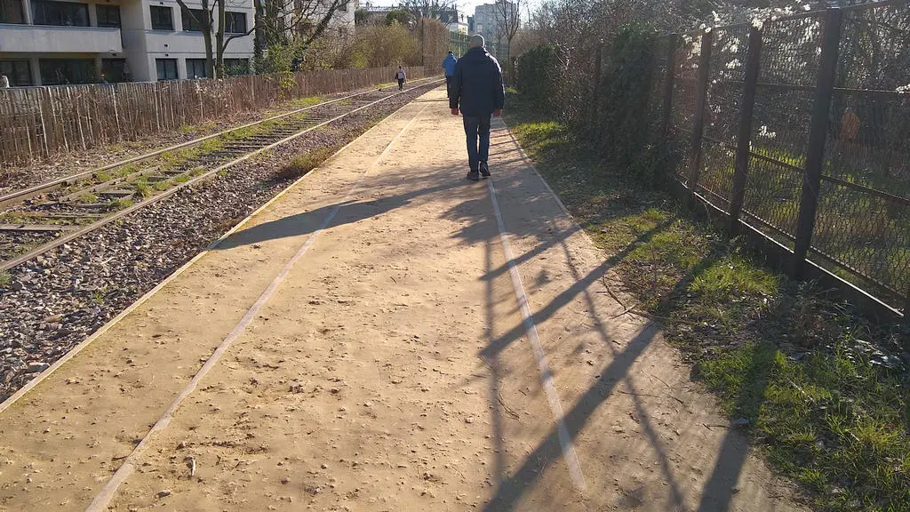 Promenade du 12e - état de la grave en mars 2021